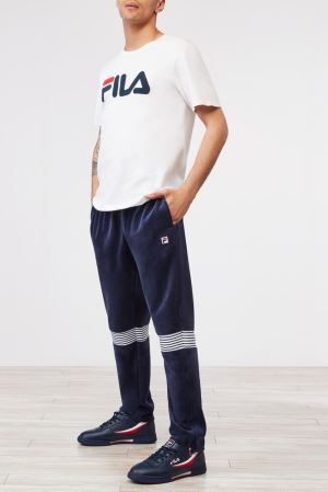 FILA Marcus Pants Navy / White,Mens Clothing | CA.WONMDL285